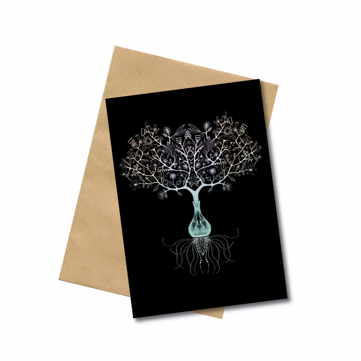 Tree of Life - Infinity Postcard for Sale by k9printart